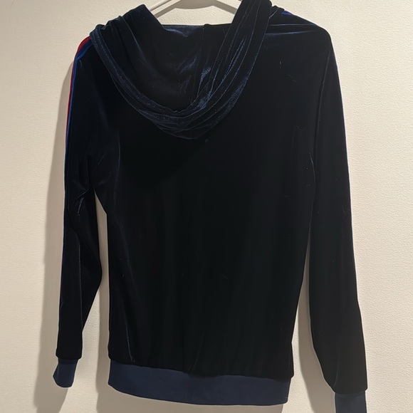 Aviator Nation Classic Velvet Relaxed Zip Hoodie - Picture 2 of 3